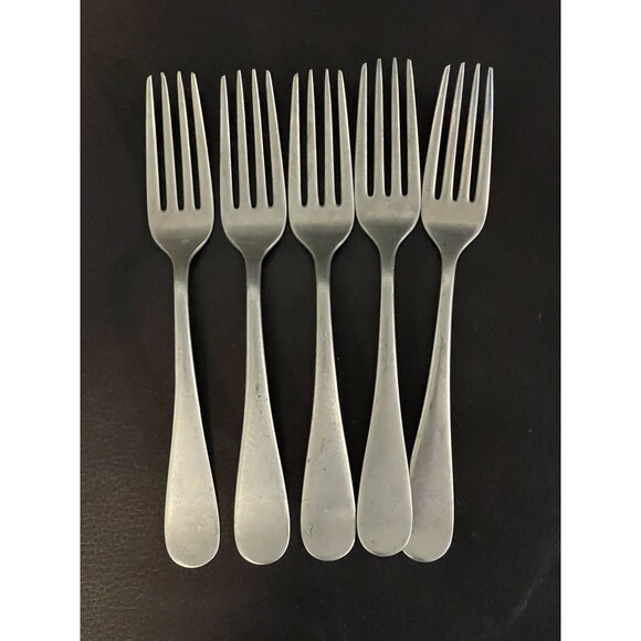 Knapp & Spencer Co Rome Silver Plated 21 Piece Silverware 9 Forks 13 Knives - Picture 1 of 8